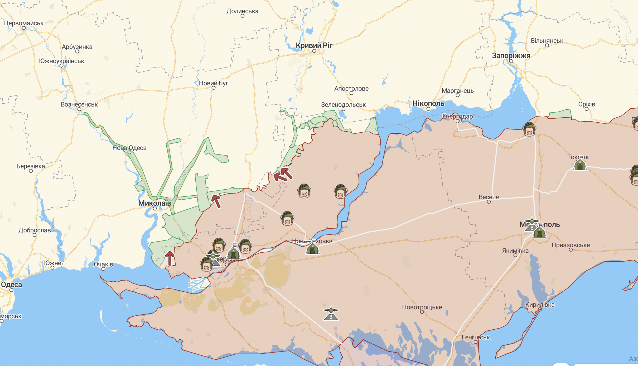 Карта війни в Україні на 28 серпня: де окупанти ведуть наступи